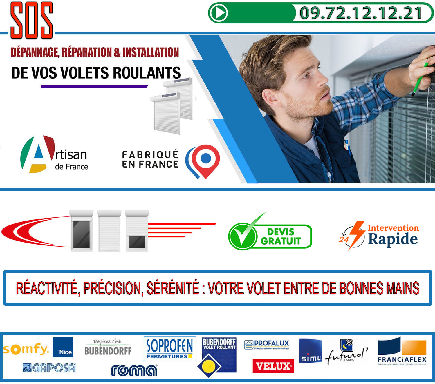 Depannage volet roulant Montigny les Cormeilles